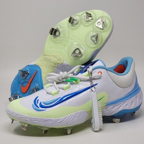 Nike Men Sz 7.5 Alpha Huarache Elite 4 Baseball Cleats Fresh Pack FB9121-104 New - Picture 1 of 9